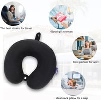 Gosider Memory Foam Utazópárna - Fekete U-alakú Nyakpárna Repülőre, Autóba és Otthoni Használatra - Mosható, Puha Memóriahabos Fejpárna

AI: 6