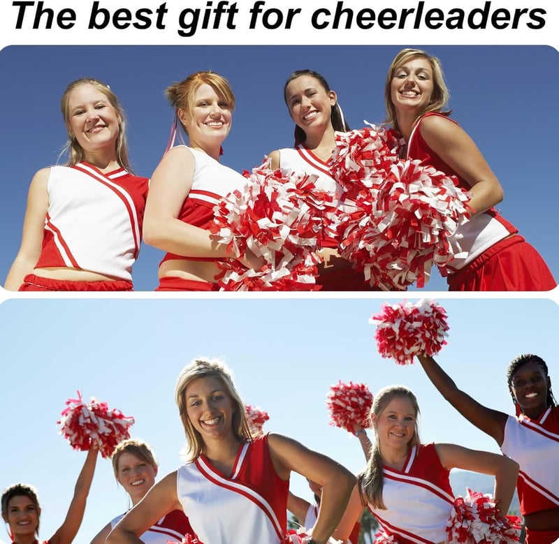 Gosknor 2db Pompom Tartó Állítható Cheerleading Kiegészítő Piros Fekete