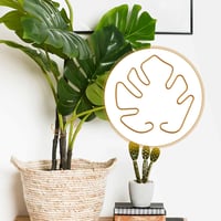 Gosknor 5 darabos Monstera növénytámasz szett, növénytartó karok beltéri növényekhez 6