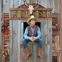 Gosknor Cowboy Party Ajtó Banner - Vadnyugati Buli Dekoráció Függő Tábla Fotó Kellék Western Témájú Rustic Parti Díszítés 7