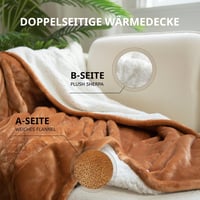 GOTCOZY Elektromos Takaró 130x180cm 6 Fokozat Időzítő Biscuit 5