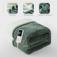 GOTCOZY Elektromos Takaró 130x180cm 6 Fokozat Időzítő Mosható Fűtőtakaró 2