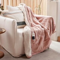 GOTCOZY Elektromos Takaró 130x180cm Puha Plüss 6 Fokozat Időzítő Túlmelegedés Védelem 1