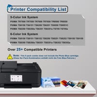 Pachet cartușe de cerneală GoToners XXL Canon 580 581 PGI-580 CLI-581 pentru imprimante Pixma TR8550 TS705 TS6350 TS6250 TS9550 TR7550 – 5 bucăți 3