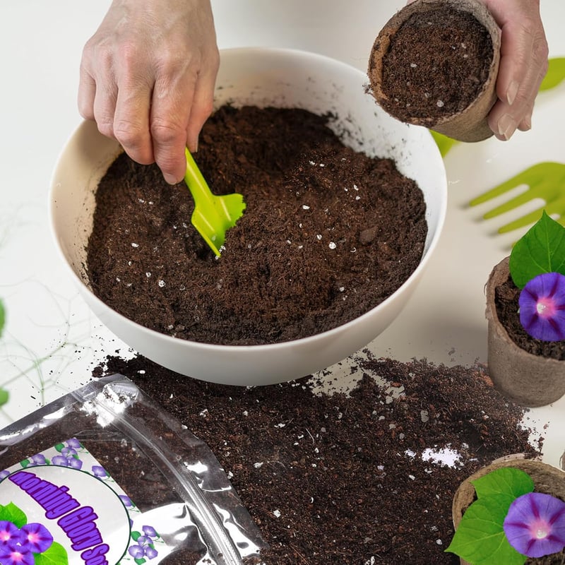 GOTVUGE Organic Morning Glory Talaj Mix 10L - Egészséges Növekedés és Virágzás
