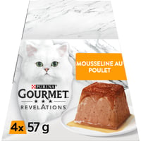 Gourmet Revelations Mousse cu Pui în Sos – Hrană Umedă pentru Pisici Adulte – 4 x 57 g 1