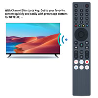 Telecomandă de schimb GOUYESHO pentru televizoare TCL Full HD Smart QLED LED (32V5C–75V6C, fără funcție vocală) 4