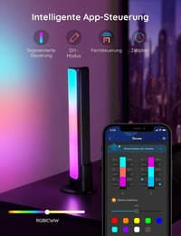 Govee Flow Plus okos LED lámpa, gaming világítás, Alexa és Google kompatibilis, zenesynch 4
