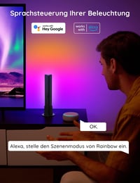 Govee Flow Plus okos LED lámpa, gaming világítás, Alexa és Google kompatibilis, zenesynch 3
