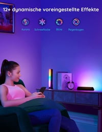 Govee Flow Plus okos LED lámpa, gaming világítás, Alexa és Google kompatibilis, zenesynch 6