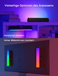 Govee Flow Plus okos LED lámpa, gaming világítás, Alexa és Google kompatibilis, zenesynch 5