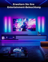 Lampă de perete Govee LED Glide RGBIC, iluminat pentru gaming și streaming, pachet de 6 bucăți 2