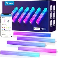 Lampă de perete Govee LED Glide RGBIC, iluminat pentru gaming și streaming, pachet de 6 bucăți 1