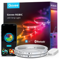 Bandă LED Govee RGBIC 20 m, cu Control pe Segmente, Sincronizare cu Muzica, Bandă Luminoasă LED RGB Inteligentă 1