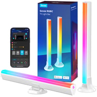 Govee RGBIC TV Light Bars WiFi Retroiluminare TV cu Sursă Dublă de Lumină, Bandă RGB Ambilight 1