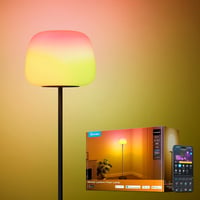 Lampadar LED Govee RGBICWW, reglabil, 1000K-10000K, Negru 1