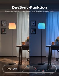 Lampadar LED Govee RGBICWW, reglabil, 1000K-10000K, Negru 7