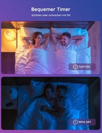 Inteligentná LED žiarovka Govee E27 RGBWW, WiFi, kompatibilná s Matter, Alexa a Google Assistant, 16 miliónov farieb, 800 lm, 54 scén, 2 ks 5
