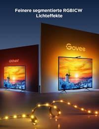 Govee TV pozadinsko osvjetljenje 3 Lite s korekcijom ribljeg oka za televizore od 55-65 inča 4