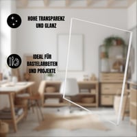 GOYAPRINT Akril üveg lap 5mm átlátszó PMMA műanyag 29,7x42cm 5