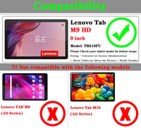 GOZOPO Lenovo Tab M9 kijelzővédő fólia - 9H, buborékmentes - 2 db 2