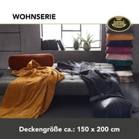 Gözze mekani prekrivač s uzorkom od samta, 150 x 200 cm, tamnosmeđi, 1620 g, poliesterski prekrivač za krevet 5
