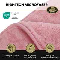 Prémiová deka Gözze Cashmere Feel na túlenie a objímanie, 500 g/m², 180x220 cm, staroružová 3