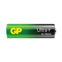 Baterii GP Alkaline Ultra Plus AA 1,5V - Tehnologie GTECH Longlife, Durată de viață lungă și stabilitate ridicată, set de 4 baterii AA Mignon R6 6