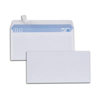 Plicuri autoadezive GPV 500 buc. - Format DL (110x220 mm), Fără fereastră, Alb, 80 g/m2, Certificat PEFC 1