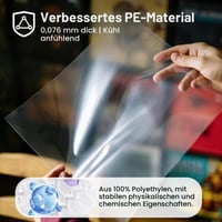 GPXIIZ 50 ks vonkajších ochranných obalov na vinylové platne, 12-palcové, s UV ochranou, bezkyslý polyetylénový obal archívnej kvality na single a LP platne 3