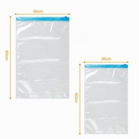 Set saci de vid GQC - 12 buc Saci reutilizabili pentru depozitare Haine, Lenjerie de pat, Perne - Rezistenți la mucegai și insecte, Fără pompare manuală, 80% H 8