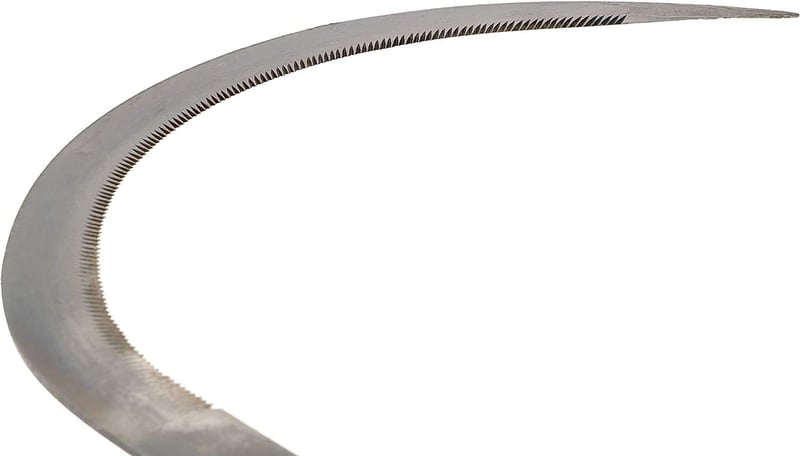 Grabacz 400 mm-es kerti sarlóvágó fa nyéllel