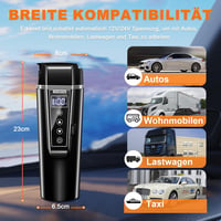 GRACEALL 12V 24V autós vízforraló 450ml gyors felmelegítéssel 3