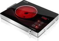 GRACEALL 2200W Infravörös Elektromos Főzőlap Hordozható Kompakt Konyhai Kemping 1