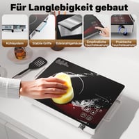 GRACEALL 2200W Infravörös Elektromos Főzőlap Hordozható Kompakt Konyhai Kemping 5