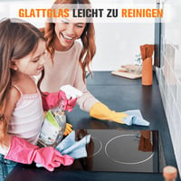GRACEALL Slide-BT2 Üvegkerámia Főzőlap 2 Zónás 3000W 30cm Elektromos 7