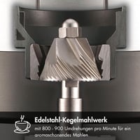 Graef CM 800 kávédaráló alumínium burkolattal 7