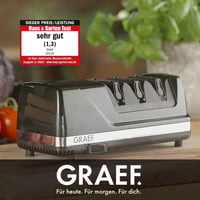 Graef CX125DE Knife Sharpener, 75, Diamond Discs, Black 2