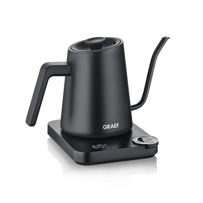 GRAEF GK502 kuhalo za vodu za pour-over metodu, s regulacijom temperature i mjeračem vremena, 900 ml - mat crno