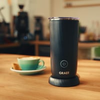 Aparat electric pentru spumarea laptelui GRAEF MS402 – 230 ml, înveliș antiaderent, 4 programe, oprire automată, potrivit și pentru lapte vegetal, negru 2