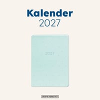 Grafik-Werkstatt Plánovač 2027 A6, mätovo zelený, vzhľad kože 2