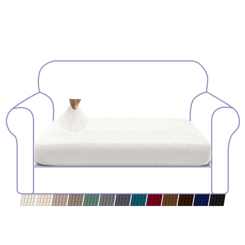 Granbest presvlaka za jastuk sofe od jacquard spandeksa - za 2 osobe, krem boja