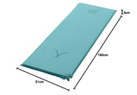 Saltea de camping autogonflabilă pentru copii Grand Canyon Hattan 3.8, 160x51 cm, cu spumă de confort de 3,8 cm, ușoară și compactă, Meadowbrook 10