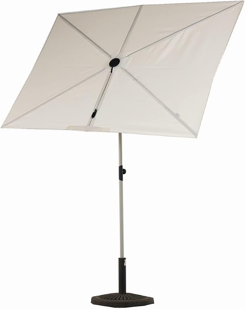 Grand patio Téglalap Erkély Napernyő UV Védelemmel 183x134cm Bézs