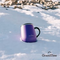Izolovaný hrnček na kávu GrandTies s uchom – posuvné viečko, 473 ml, termohrnček v tvare pohára na víno, dvojstenná vákuová nehrdzavejúca oceľ, na teplé aj studené nápoje 8