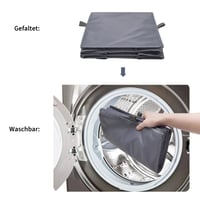 GRANNY SAYS Organizator suspendat pentru dulap, 3 compartimente, raft pliabil din material textil, gri, 1 buc. 6