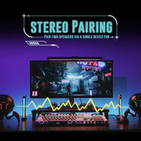 GravaStar Mars Pro Aurochs Bluetooth Hangszóró - Sci-Fi Dizájn, 15 Órás Üzemidő, 20W Sztereó Hangzás, Színes LED, TWS Technológia 7