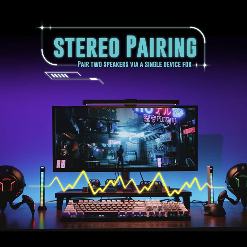 GravaStar Mars Pro Aurochs Bluetooth Hangszóró - Sci-Fi Dizájn, 15 Órás Üzemidő, 20W Sztereó Hangzás, Színes LED, TWS Technológia