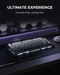 GravaStar Mercury K1 75% Mechanikus Gaming Billentyűzet Alumínium Exoskeleton RGB 2