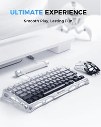 GravaStar Mercury K1 75% Mechanikus Gaming Billentyűzet Alumínium Exoskeleton RGB 2